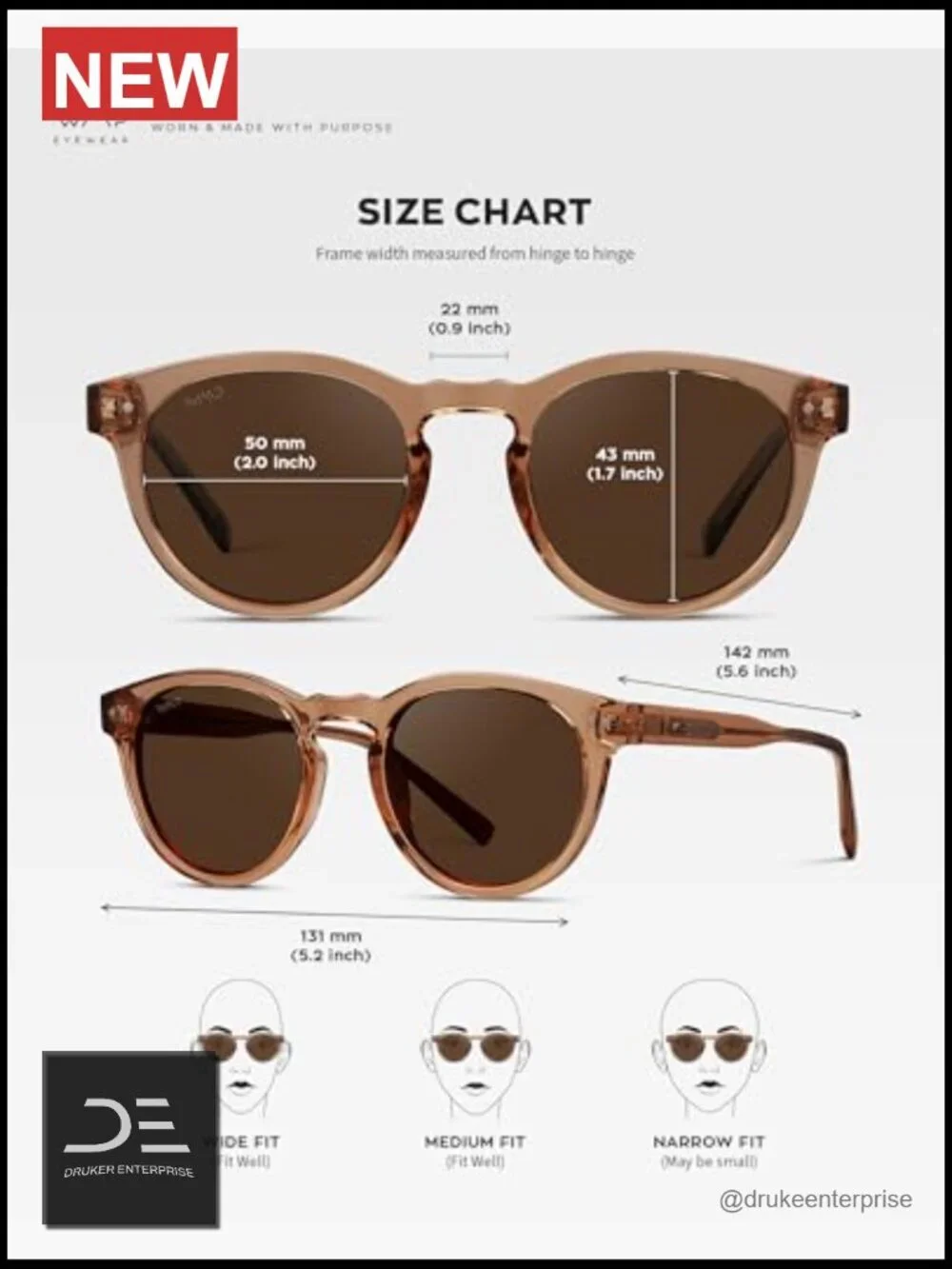 Round Polarized Sunglasses with UV400 Protection for Driving